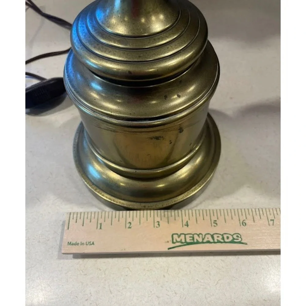 Stiffel Vintage Brass Pineapple Table Lamp MCM Hollywood Regency Lighting